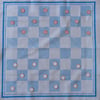 Checkerboard Hankie Draughts board game printed handkerchief