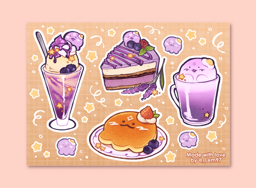 Image of Stargazer Desserts Sticker set