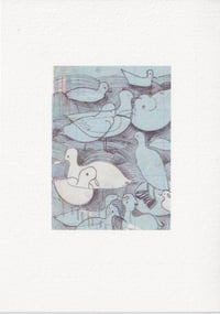 Image 1 of Blue Birds, High Quality Giclee print