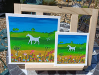 Image 1 of A Wiltshire White horse limited edition print