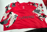 Image 2 of Youth red camo Tshirt 