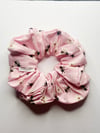 Pink Bumblebees Scrunchie