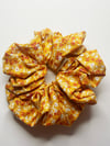 Orange Petite Flowers Scrunchies