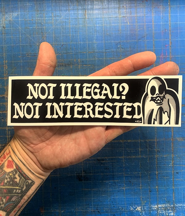 Illegal Sticker