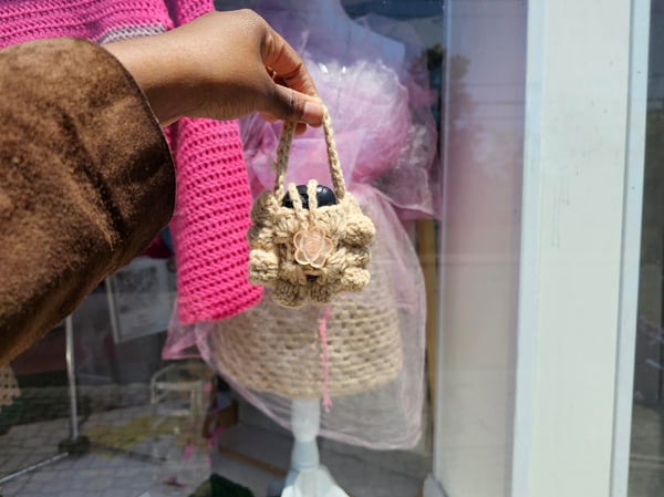 Image of Hand Sanitizer Holder / Light Brown