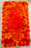 Orange Flower wall