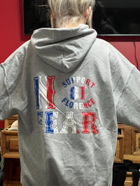 Image 2 of Gray Hoodie No fear