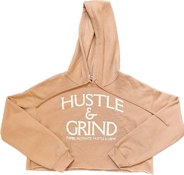 Image of Hustle & Grind Ladies Crop Top hoodie