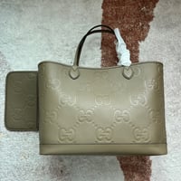 Image 2 of GG Leather Tote