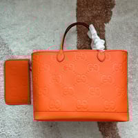 Image 1 of GG Leather Tote