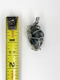 Image 3 of Wire Twisted Green Moss Agate