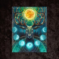 Image 1 of Nine-Horned Deer Art Print