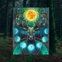 Image 2 of Nine-Horned Deer Art Print