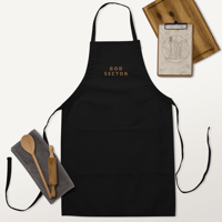 Image 1 of God Sector | Embroidered Apron