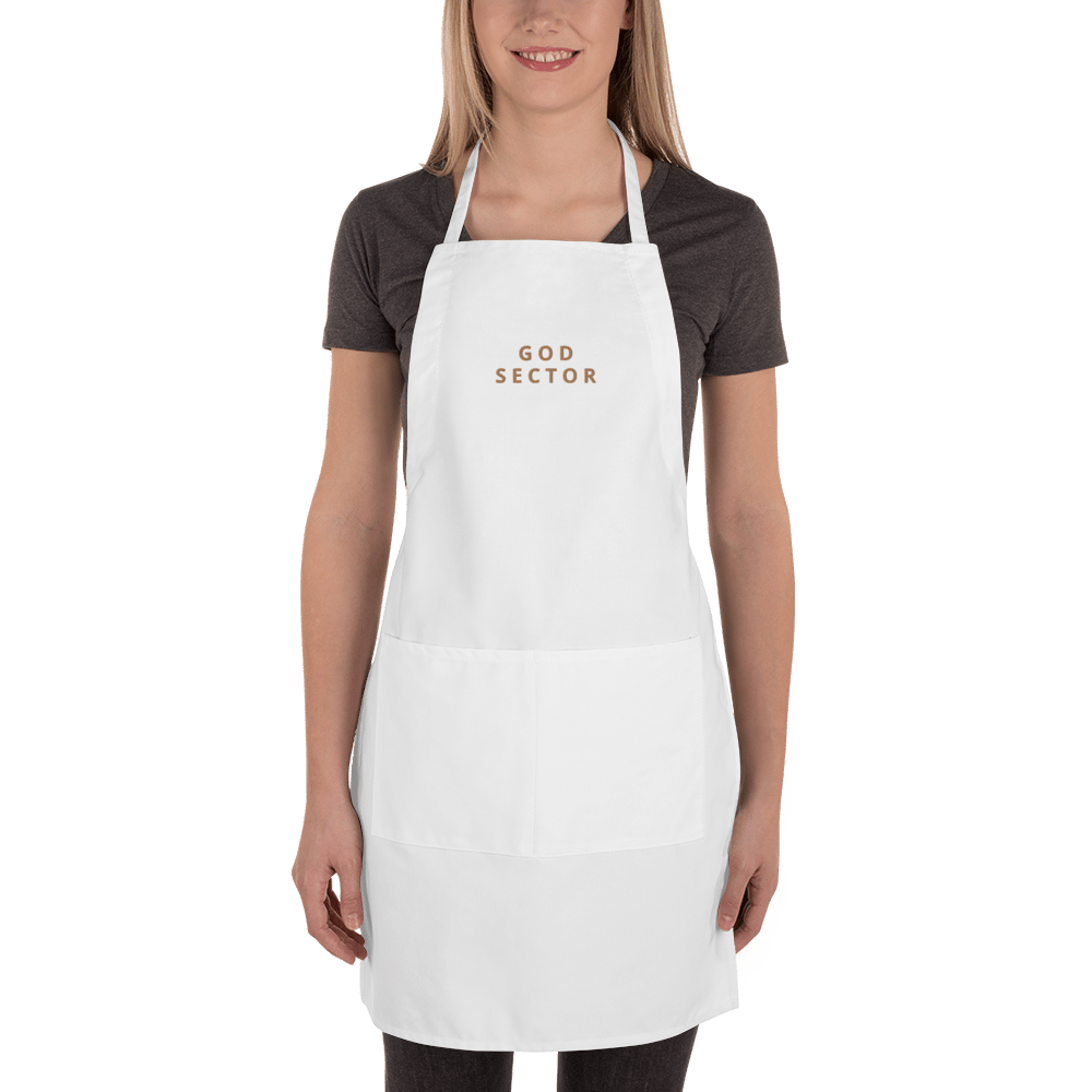 God Sector | Embroidered Apron