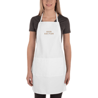 Image 2 of God Sector | Embroidered Apron