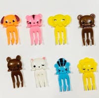 Image 3 of Big Awesome Animals Fruit Forks / Food Picks