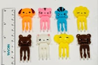 Image 2 of Big Awesome Animals Fruit Forks / Food Picks