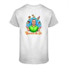 White V-Neck Unisex Baby Fish Juggling T-Shirts
