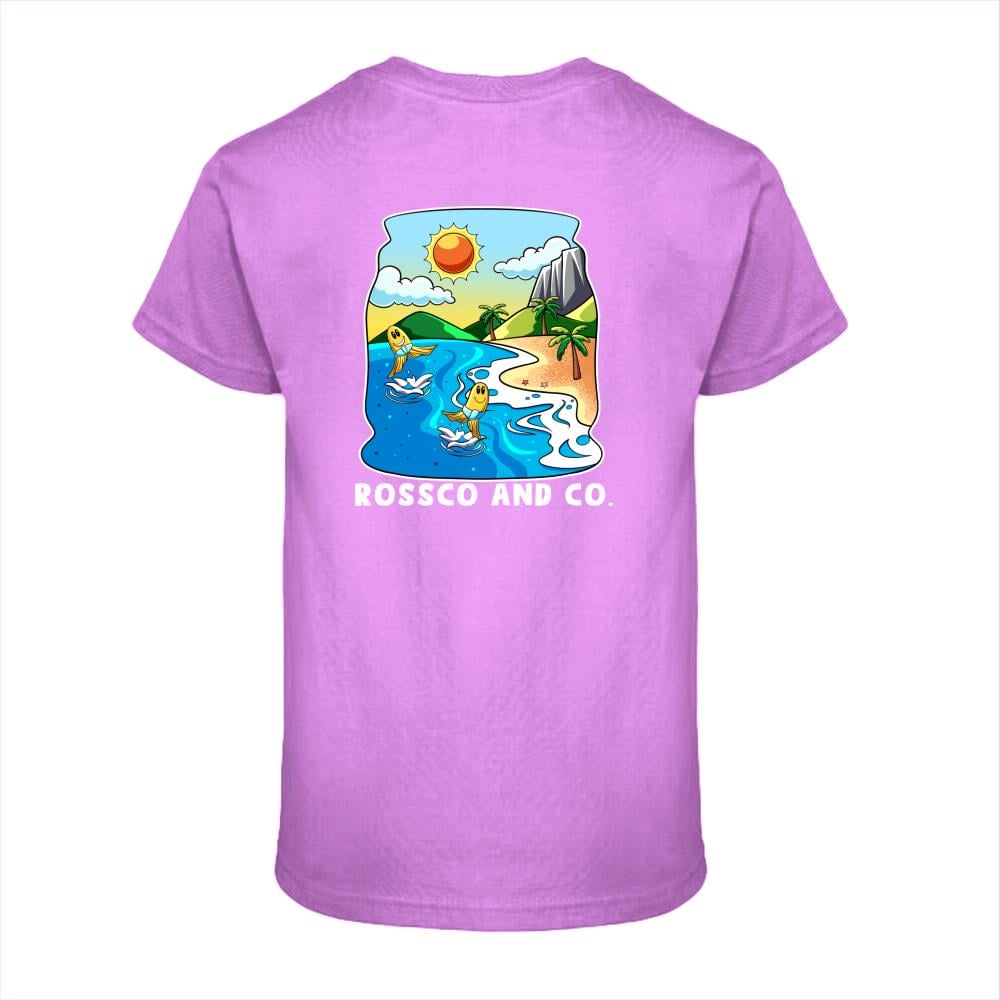 Pink Lady Tops - Baby Fish On The Beach