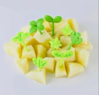 Image 3 of Plant Lovers’ Fruit Forks / Food Picks 8 pcs