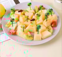 Image 3 of Bees and Bugs Fruit Forks / Food Picks
