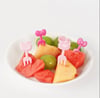 Kittys and Bows Fruit Forks/ Food Picks