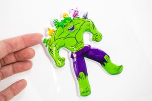 Jeff Koons - Hulk (Friends) Puffy Sticker Card