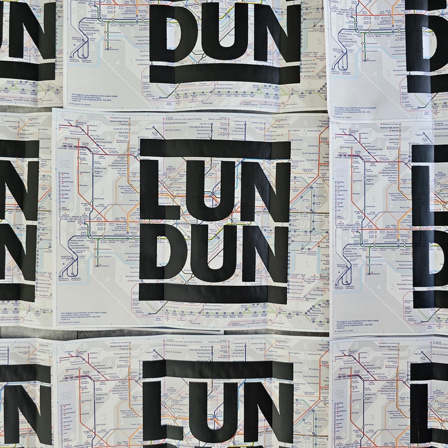 Image of LUNDUN Underground Map 