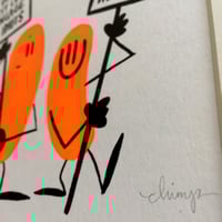 Image 2 of La Violence - Framed Painting