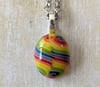 Double Diagonal Rainbow Pendant