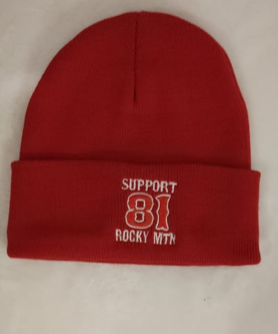 Image of Red beanie