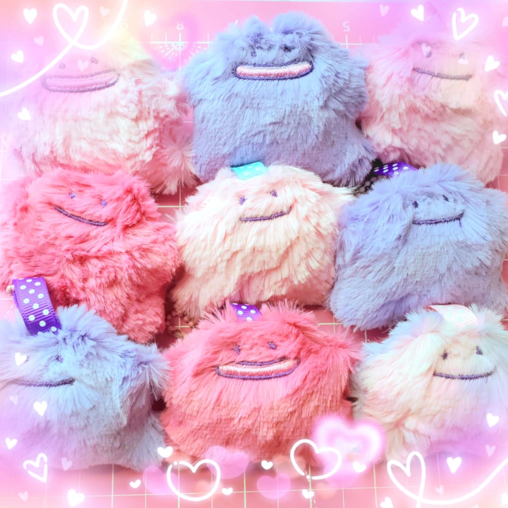 Image of fluffy ditto plush charms