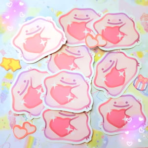 Image of fluffy ditto plush charms