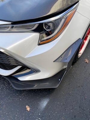Image of 2019-2024 Toyota Corolla End plate canard combo