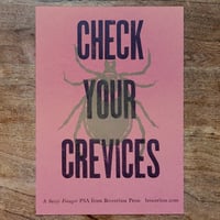 Check Your Crevices Tick Print