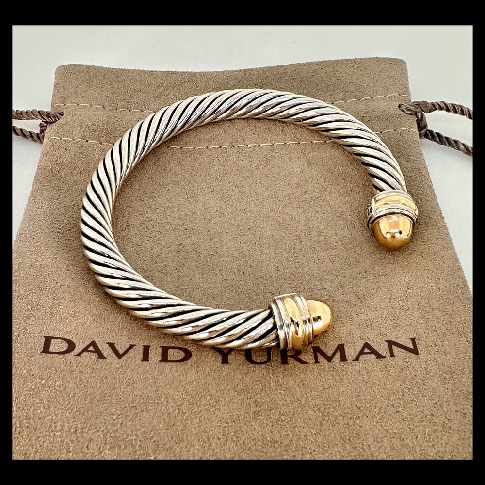 Image of David Yurman 7MM Cable Bracelet 