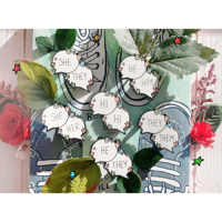 Image 1 of Heartstopper Pronoun Pins