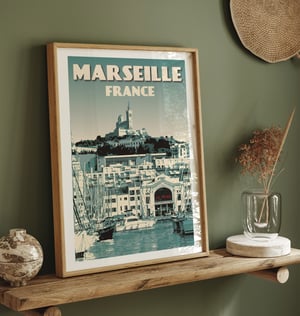 Image of Marseille Vintage Poster 
