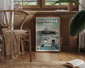 Image of Marseille Vintage Poster 