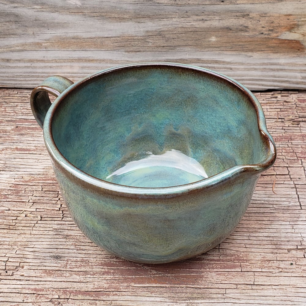 Image of 6 cup Countertop-worthy Batter Bowl: Avalanche Gorge (Green)