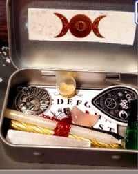 Image 2 of Mini Moon Spell Tin Altar
