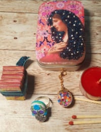 Image 3 of Mini Lotteria Day of the Dead Altar Spell  Tin