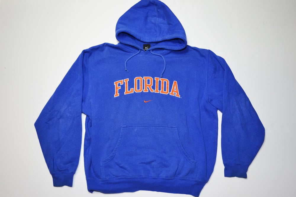 Image of 2000's Florida Gators Nike Center Swoosh Hoodie Sweatshirt Sz.L