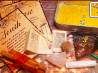 Image 3 of Mini Yule Altar Spell Tin