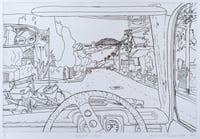 Behind the wheel
