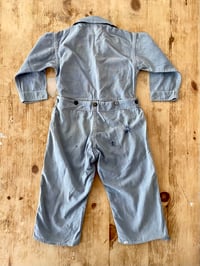 Image 2 of 40s KIDS SANFORIZED CHAMBRAY COVERALL