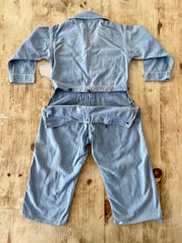 Image 4 of 40s KIDS SANFORIZED CHAMBRAY COVERALL