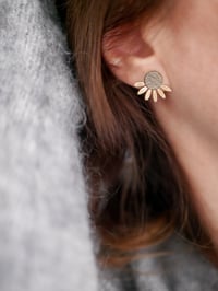 Image 4 of Puces KALÉA Dorées - 8 Coloris