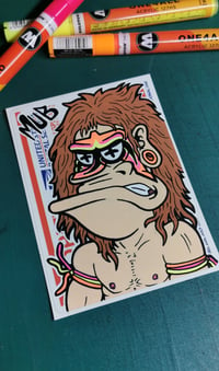 Image 2 of Ultimate Warrior Underbite sticker